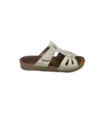 Saboti dama Easy Street, 39, imitatie de piele, alb
