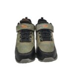 Adidasi copii Fila, 35, imitatie de piele, piele intoarsa, material textil, gri negru - imagine 3