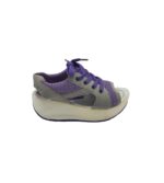 Sandale dama Fashion, 36, imitatie de piele, material textil, gri mov