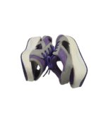 Sandale dama Fashion, 36, imitatie de piele, material textil, gri mov - imagine 4