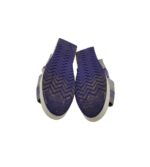 Sandale dama Fashion, 36, imitatie de piele, material textil, gri mov - imagine 5