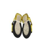 Sandale copii 32, imitatie de piele, galben - imagine 5