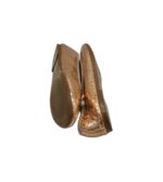 Balerini dama 36, imitatie de piele, auriu - imagine 4