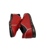 Adidasi dama 38, imitatie de piele, rosu - imagine 4