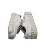 Adidasi dama Puma, 39, imitatie de piele, piele, alb - imagine 4