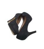 Pantofi dama H&M, 38, material textil, negru - imagine 4