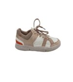 Adidasi dama On Cloud, 39, piele intoarsa, material textil, piele, alb bej