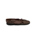 Sandale barbati 40, piele, maro
