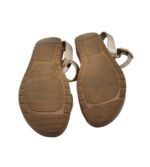 Sandale dama 39, imitatie de piele, bej - imagine 5