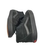 Tenisi barbati Vans, 43, piele intoarsa, negru - imagine 4