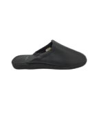 Papuci de casa barbati Royal Class, 45, imitatie de piele, negru