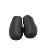 Papuci de casa barbati Royal Class, 45, imitatie de piele, negru - imagine 3