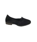Pantofi dama Tamaris, 39, piele intoarsa, material textil, negru
