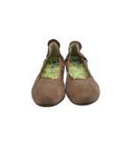 Balerini dama Think, 40, piele, bej - imagine 3