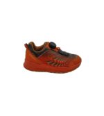 Adidasi copii Lowa, 33, piele intoarsa, material textil, rosu, GoreTex