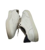 Adidasi barbati 45, imitatie de piele, alb - imagine 4