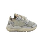 Adidasi dama Adidas, 38, material textil, piele, alb