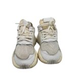 Adidasi dama Adidas, 38, material textil, piele, alb - imagine 3