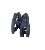 Sandale copii 34, imitatie de piele, albastru - imagine 4