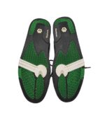 Adidasi barbati Reebok, 44, material textil, piele, negru verde - imagine 4