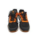 Adidasi dama Hummel, 37, imitatie de piele, material textil, negru portocaliu - imagine 3