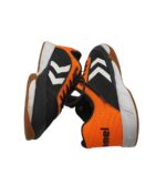 Adidasi dama Hummel, 37, imitatie de piele, material textil, negru portocaliu - imagine 4