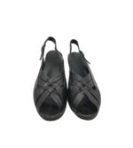 Sandale dama 39, piele, negru - imagine 3