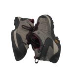 Adidasi dama Brutting, 42, piele intoarsa, material textil, gri - imagine 4