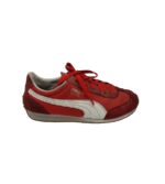 Adidasi barbati Puma, 44, piele intoarsa, material textil, rosu