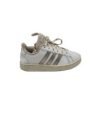 Adidasi dama Adidas, 37, imitatie de piele, alb