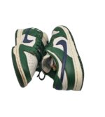 Adidasi dama Nike, 38, imitatie de piele, piele, alb verde - imagine 4