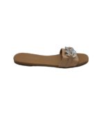 Saboti dama New Look, 40, imitatie de piele, maro