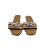 Saboti dama New Look, 40, imitatie de piele, maro - imagine 3