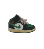 Adidasi dama Jordan, 38, imitatie de piele, piele, negru verde