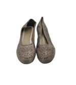 Pantofi dama 40, imitatie de piele, gri - imagine 3