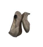Pantofi dama 40, imitatie de piele, gri - imagine 4