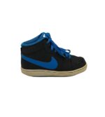 Adidasi barbati Nike, 40, imitatie de piele, negru albastru