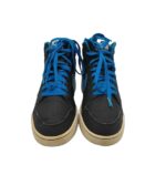Adidasi barbati Nike, 40, imitatie de piele, negru albastru - imagine 3