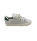 Tenisi barbati Adidas, 44, imitatie de piele, material textil, alb