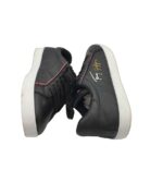 Adidasi dama 38, imitatie de piele, negru - imagine 3