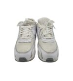 Adidasi barbati Nike 46, piele, material textil, alb - imagine 3