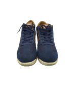 Adidasi barbati  45, imitatie de piele, material textil, bleumarin - imagine 3