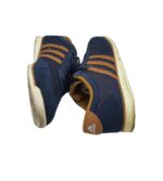 Adidasi barbati  45, imitatie de piele, material textil, bleumarin - imagine 4