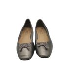 Balerini dama M&S, 38, imitatie de piele, gri - imagine 2