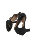 Sandale dama 39, material textil, negru - imagine 4