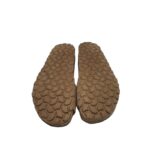 Saboti dama Bio 41, piele intoarsa, maro - imagine 5