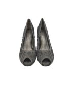 Pantofi dama Menbur 39, material textil, gri - imagine 3