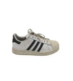 Adidasi dama Adidas, 38, imitatie de piele, piele, alb negru