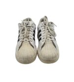 Adidasi dama Adidas, 38, imitatie de piele, piele, alb negru - imagine 2