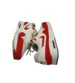 Adidasi dama Nike 40, material textil, imitatie de piele, alb rosu - imagine 4